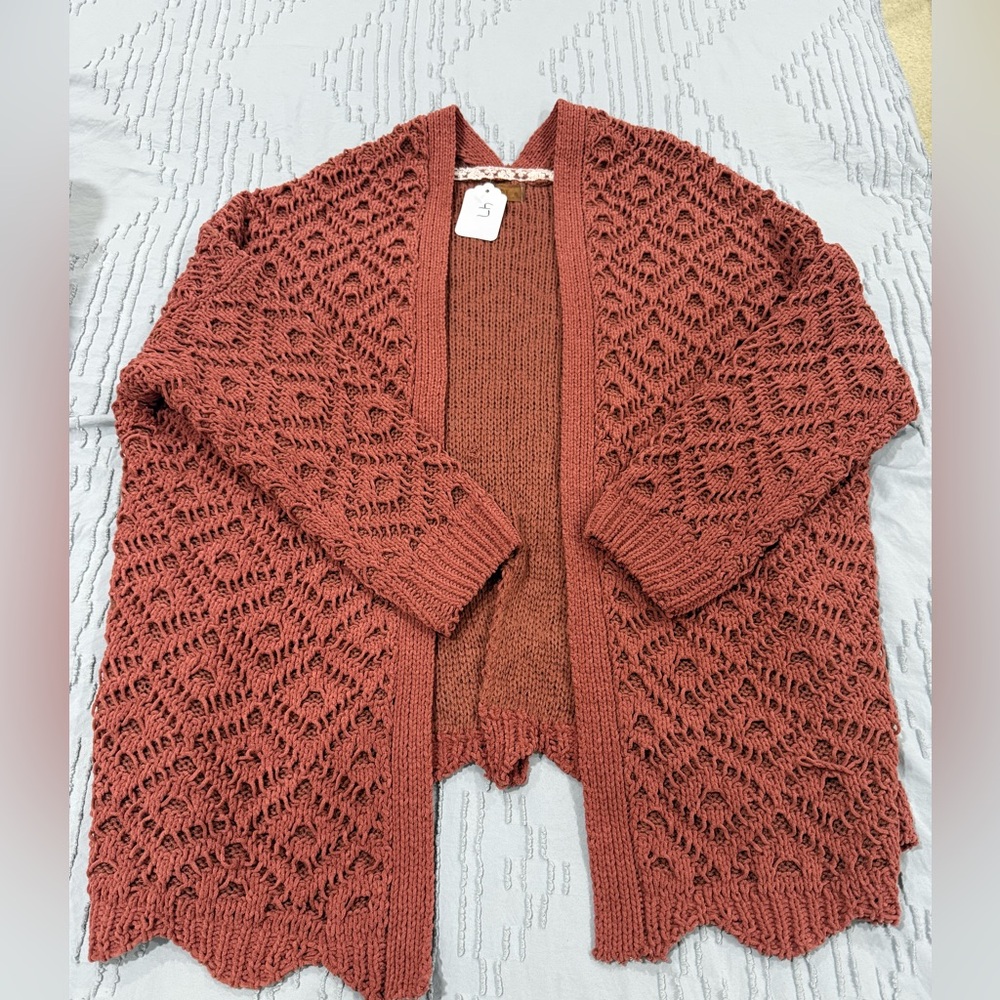 POL Open Knit Cardigan